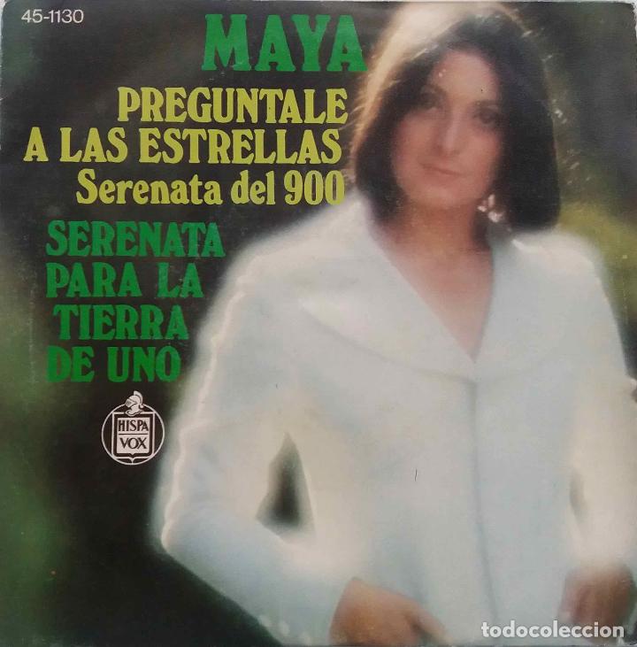 Discos de vinilo: MAYA, PREG&Uacute;NTALE A LAS ESTRELLAS. SINGLE - Foto 1