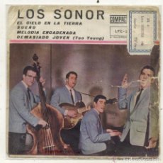 Discos de vinilo: LOS SONOR / EL CIELO EN LA TIERRA / EP 45 RPM / RCA 1961 / PRIMER EP DE LOS SONOR / SOLO PORTADA