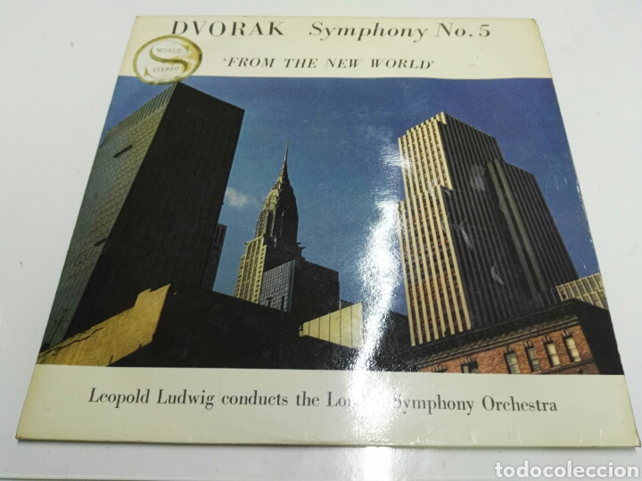 Discos de vinil: LP Dvorak symphony n&deg;5 From the new world- Leopold Ludwig London- The world record club 2