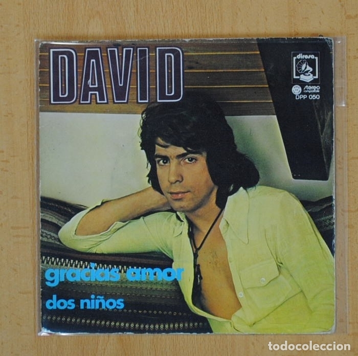 Discos de vinilo: DAVID - GRACIAS AMOR / DOS NI&Ntilde;OS - SINGLE - Foto 1