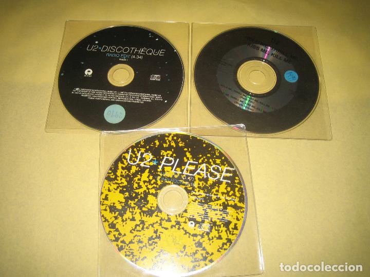 Discos de vinilo: U2 - LOTE DE 3 CDS PROMO - Foto 1