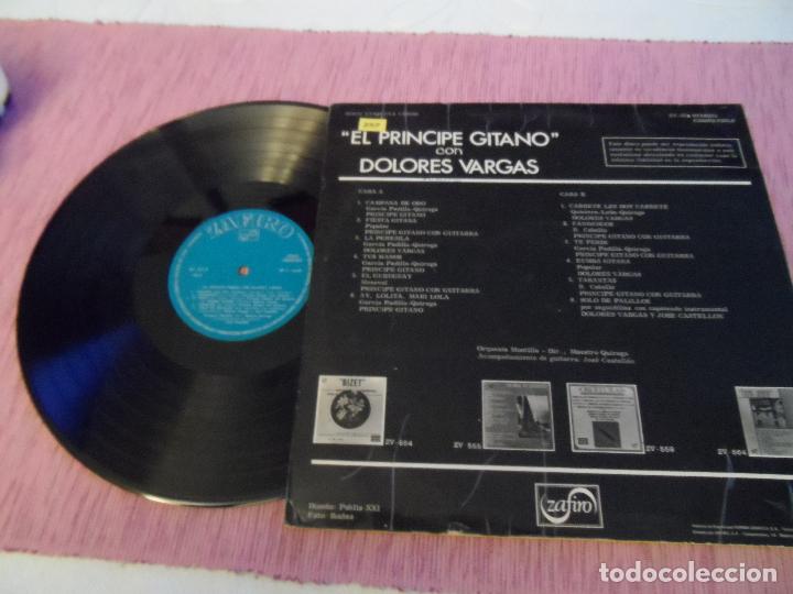 Discos de vinilo: EL PR&Iacute;NCIPE GITANO CON DOLORES VARGAS - Foto 2