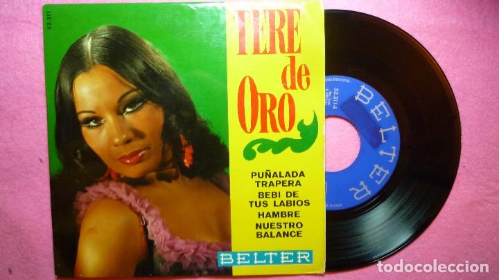 Discos de vinilo: TERE DE ORO Pu&ntilde;alada Trapera / Hambre /2+ EP (EX-/VG++) K - Foto 1