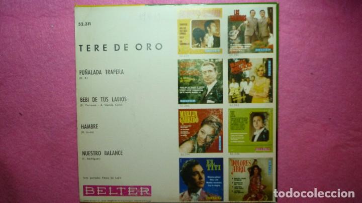 Discos de vinilo: TERE DE ORO Pu&ntilde;alada Trapera / Hambre /2+ EP (EX-/VG++) K - Foto 2