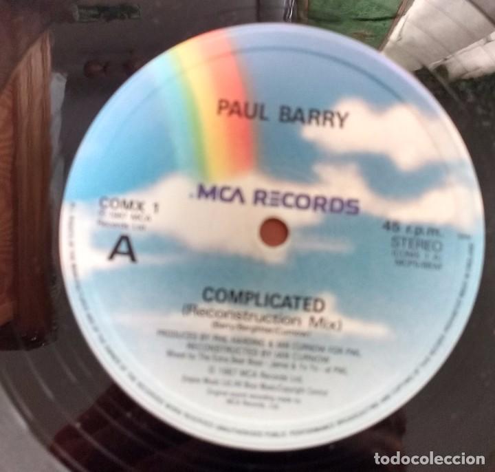 Discos de vinilo: Paul Barry &ndash; Complicated. EDICION UK - Foto 3