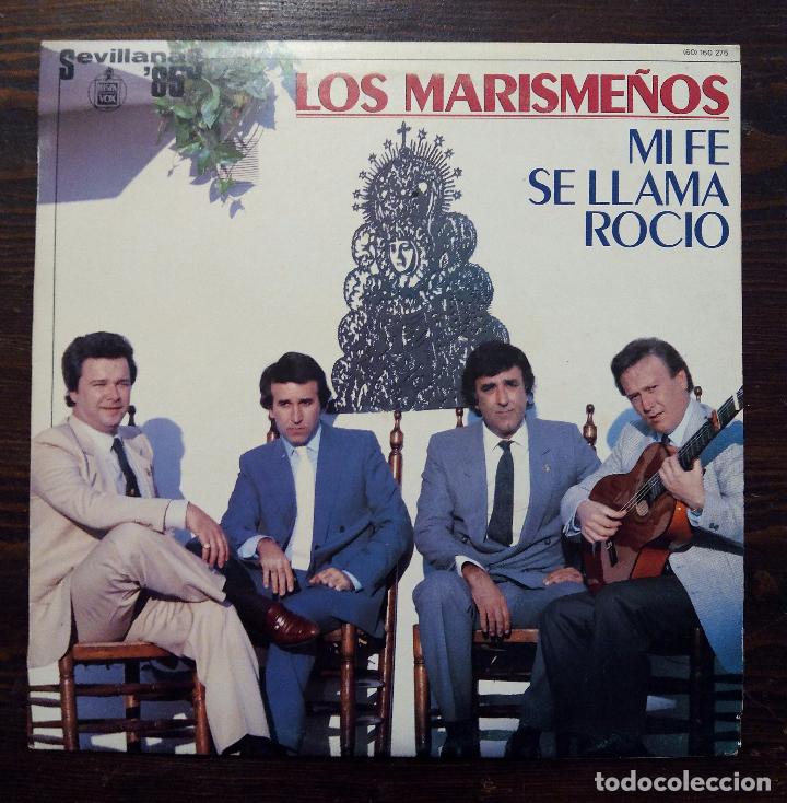 Discos de vinilo: LP LOS MARISME&Ntilde;OS - MI FE SE LLAMA ROCIO - HISPAVOX 1985. - Foto 1