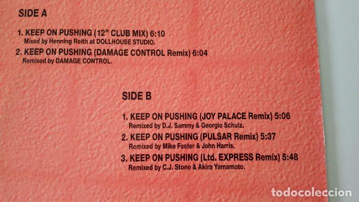 Discos de vinilo: Bass Bumpers - Keep On Pushing (5 Remixes) - Foto 3