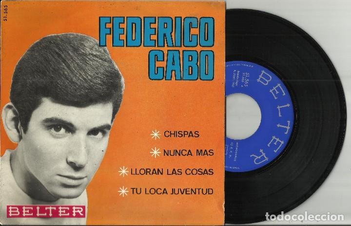 Discos de vinilo: FEDERICO CABO ep CHISPAS + 3 1965 - Foto 1