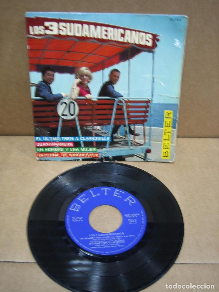 Discos de vinilo: Single Los tres Sudamericanos 1967 - Foto 1