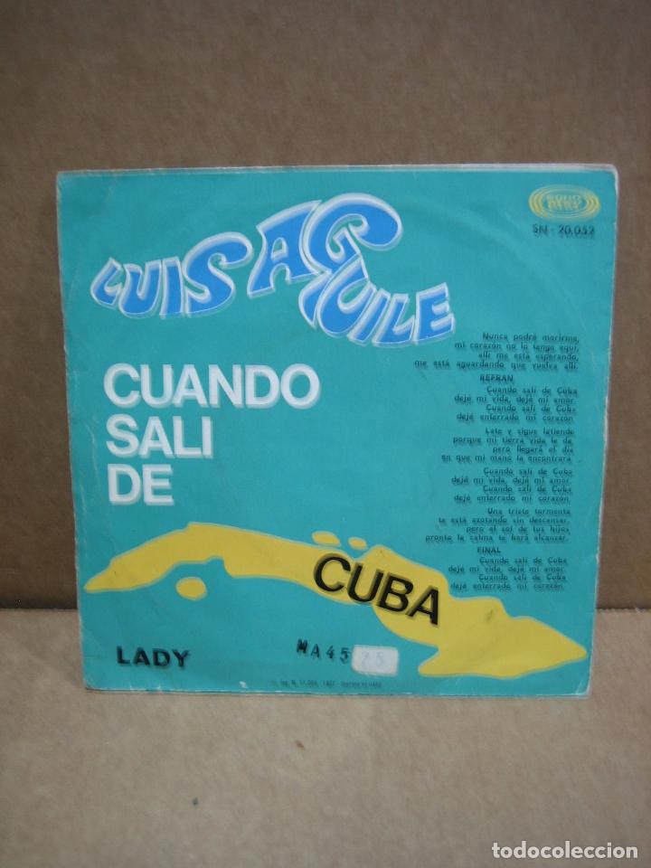 Discos de vinilo: Single Luis Aguilera 1969 - Foto 4