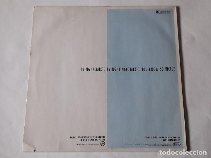 Discos de vinilo: Peter Frampton - Lying - 1985 - Foto 2