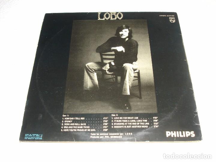 Discos de vinilo: LOBO: CALUMET - LP. PHILIPS 1973 - Foto 3