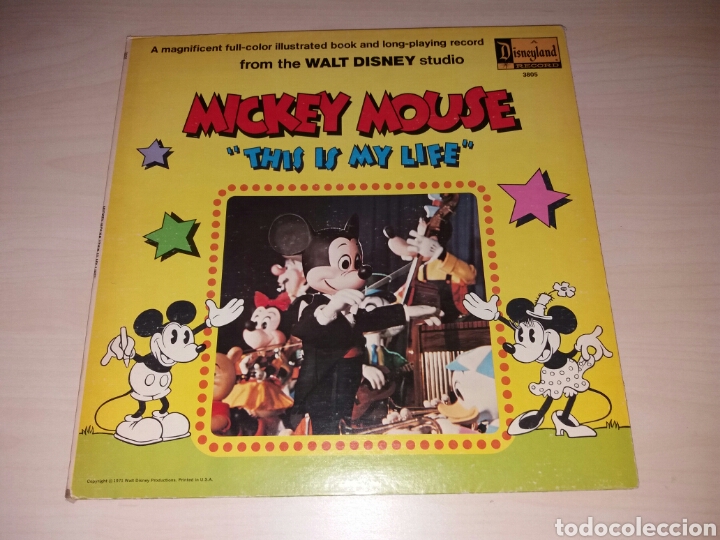 Discos de vinilo: LP MICKEY MOUSE - DISNEYLAND RECORD - Foto 1