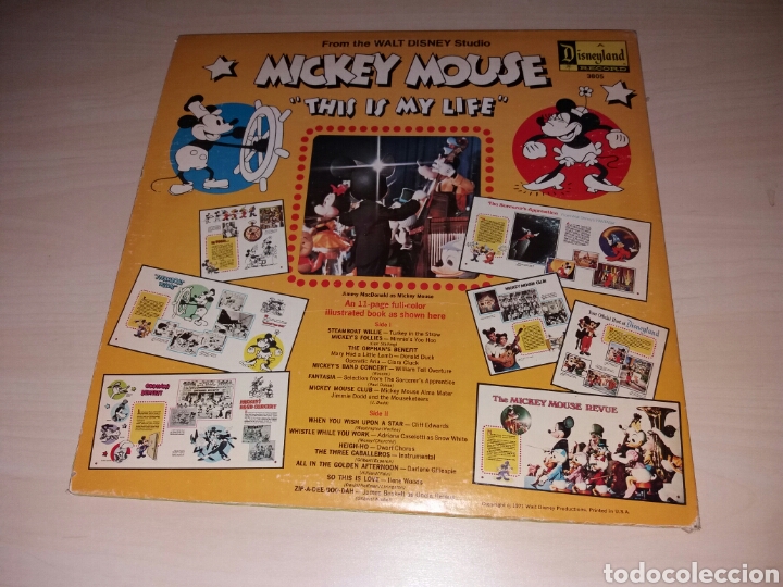 Discos de vinilo: LP MICKEY MOUSE - DISNEYLAND RECORD - Foto 8