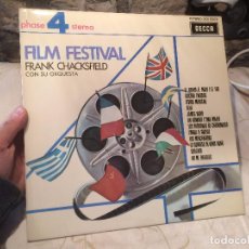Discos de vinilo: ANTIGUO DISCO VINILO FRANK CHACKSFIELD - FILM FESTIVAL - EDICIÓN DEL AÑO 1969 