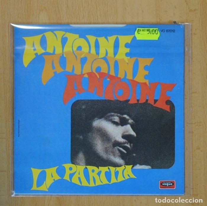 Discos de vinilo: ANTOINE - LA PARTITA - SINGLE - Foto 2