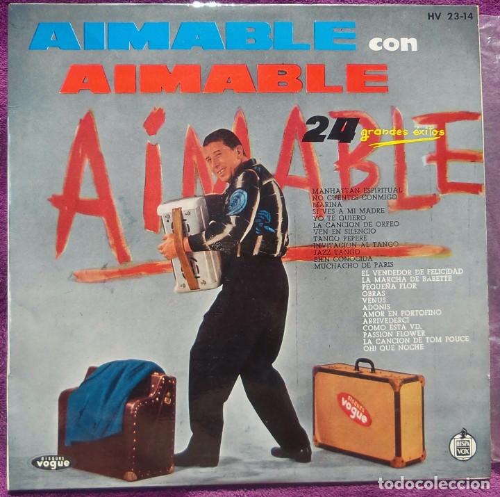 Discos de vinilo: Vinilo LP: Aimable con Aimable - 24 Grandes &Eacute;xitos (25 cm), MUY RARO - Foto 1