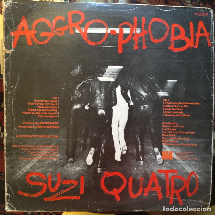 Discos de vinilo: Suzi Quatro. Aggrophobia - Foto 1