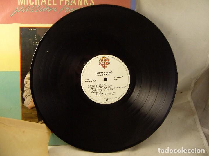 Discos de vinilo: MICHAEL FRANKS  PASSION FRUIT 1983. - Foto 3