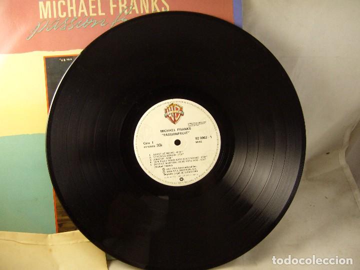 Discos de vinilo: MICHAEL FRANKS  PASSION FRUIT 1983. - Foto 4