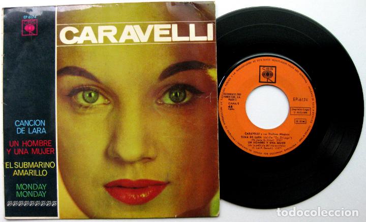 Discos de vinilo: Caravelli - Canci&oacute;n De Lara +3 - EP CBS 1966 BPY - Foto 1