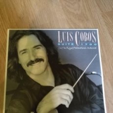 Discos de vinilo: LUIS COBOS - SUITE 1700- LP 1990 CBS CON THE ROYAL PHILHARMONIC ORCHESTRA. . Lote 100720607