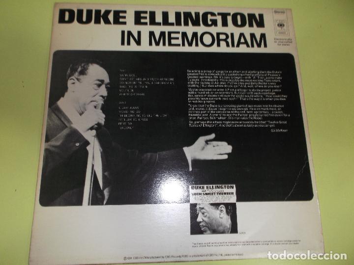 Discos de vinilo: DUKE ELLINGTON IN MEMORIAM CBS - Foto 3