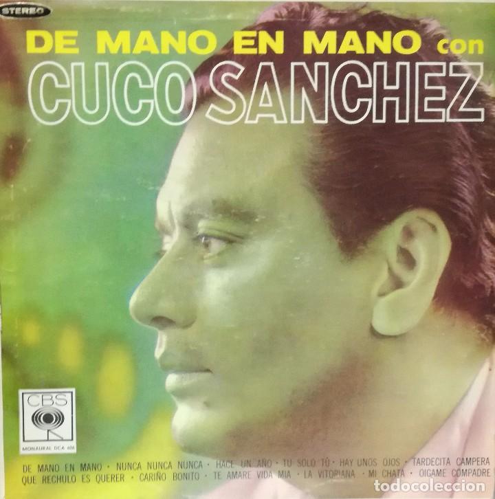 Discos de vinilo: CUCO SANCHEZ - DE MANO EN MANO CON LP RARO COLOMBIA - Foto 1