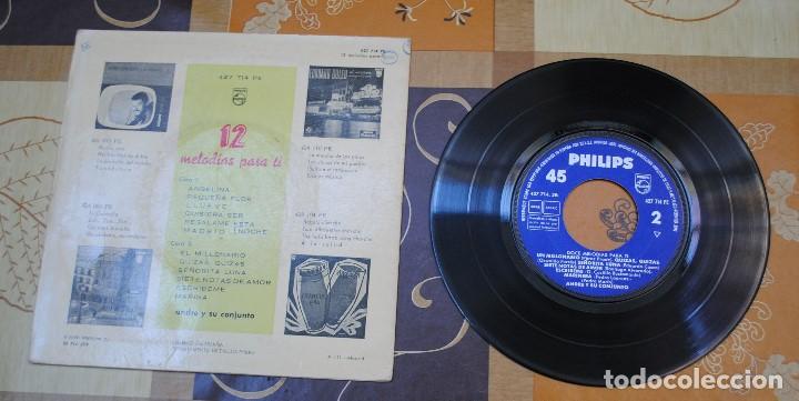 Discos de vinilo: Single, Andre y su conjunto, 12 melod&iacute;as para ti. - Foto 2