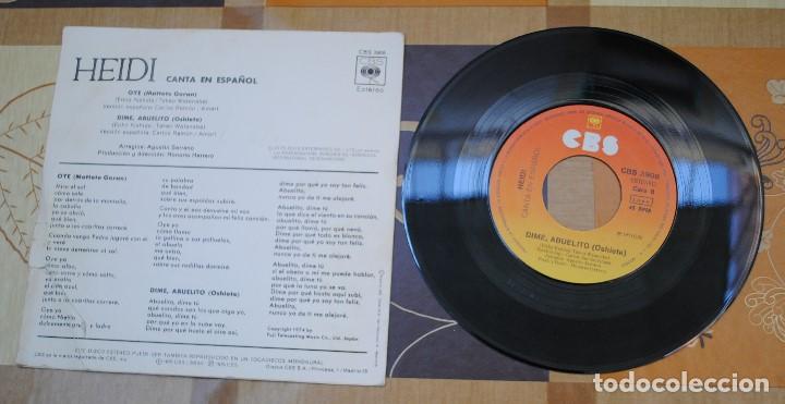 Discos de vinilo: Single, HEIDI, canta en Espa&ntilde;ol - Foto 2