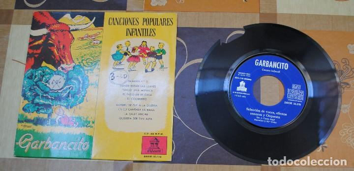 Discos de vinilo: Single, Canciones Populares - Garbancito - Foto 1