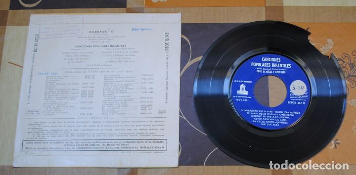 Discos de vinilo: Single, Canciones Populares - Garbancito - Foto 2
