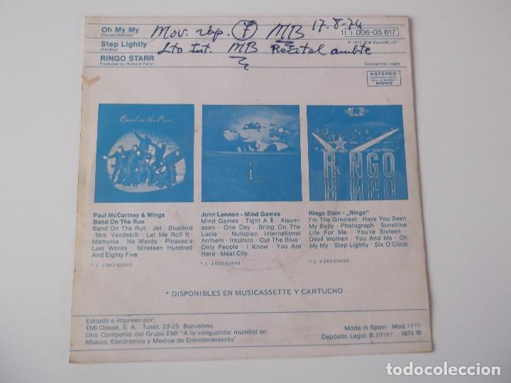 Discos de vinilo: RINGO STARR - Oh my my - Foto 2