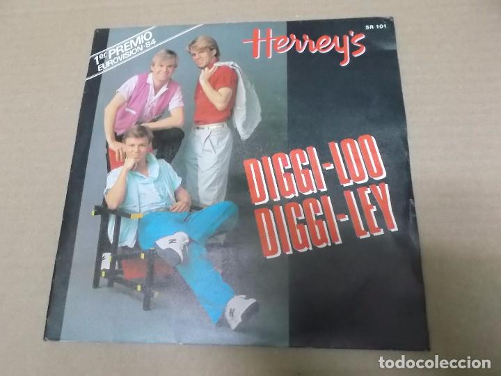 Discos de vinilo: HERREY&rsquo;S (SN) DIGGI-LOO DIGGI-LEY  A&Ntilde;O 1984 - Foto 1