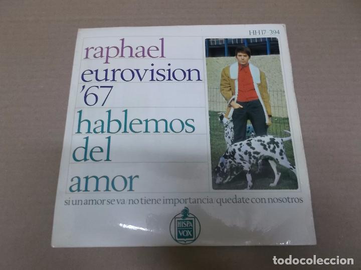 Discos de vinilo: RAPHAEL (EP) HABLEMOS DEL AMOR  A&Ntilde;O 1967 - Foto 1