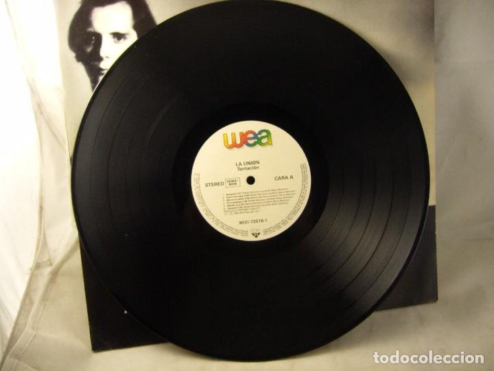 Discos de vinilo: LA UNION, TENTACION, EDICION DE 1990 DE ESPA&Ntilde;A - Foto 3