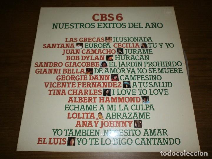 Discos de vinilo: CBS 6 - NUESTROS &Eacute;XITOS DEL A&Ntilde;O - 1976 - Foto 1