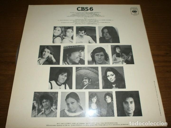 Discos de vinilo: CBS 6 - NUESTROS &Eacute;XITOS DEL A&Ntilde;O - 1976 - Foto 2