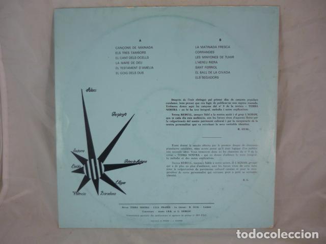 Discos de vinilo: LAGRAM I TERESA REBULL - CANÇONS POPULARS CATALANES - TERRA NOSTRA 2 - LP FRANCIA CAT.NORD. - Foto 2 - 101088083