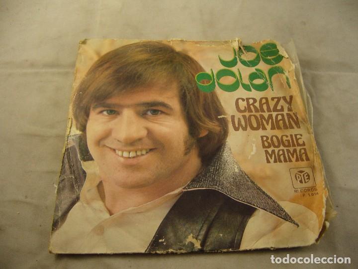 Discos de vinilo: JOE DOLAN - CRAZY WOMAN / BOGIE MAMA - Foto 1