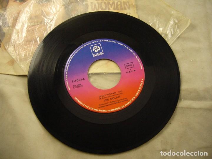 Discos de vinilo: JOE DOLAN - CRAZY WOMAN / BOGIE MAMA - Foto 2