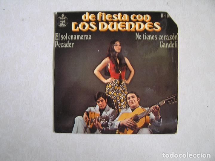 Vinyl-Schallplatten: DE FIESTA CON LOS DUENDES - HISPAVOX 1972 - SINGLE - P