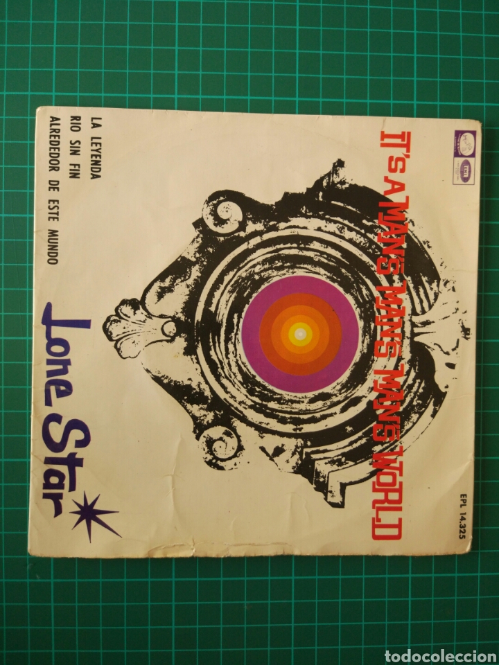 Discos de vinilo: LONE STAR - ITS A MANS WORLD EP 1966 - Foto 1