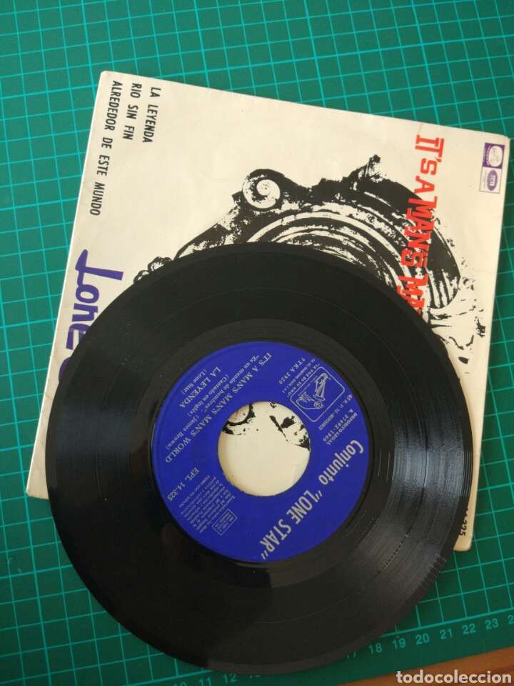 Discos de vinilo: LONE STAR - ITS A MANS WORLD EP 1966 - Foto 3