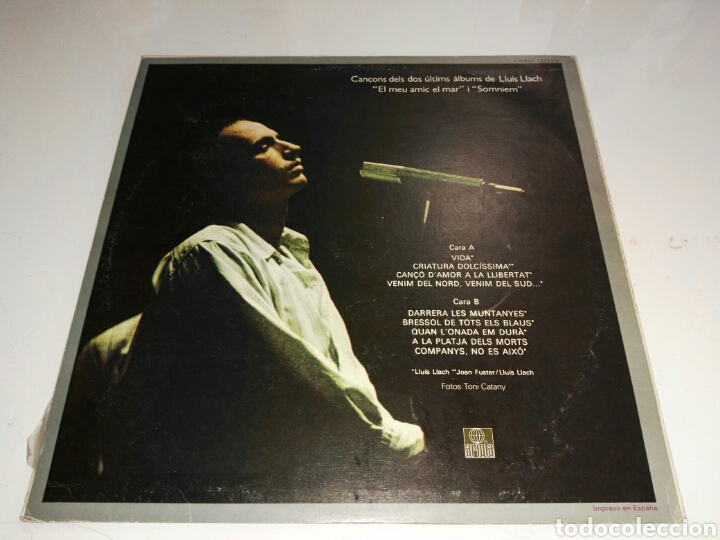 Discos de vinilo: Lluis Llach- LP1979- Ariola 1979 3 - Foto 2