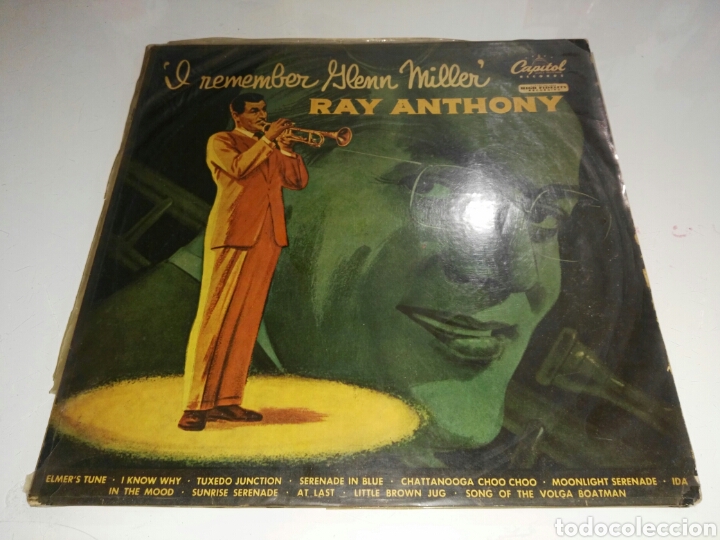 Discos de vinilo: Ray Anthony- LP I remember Glenn Miller- Capitol 1959 3 - Foto 1