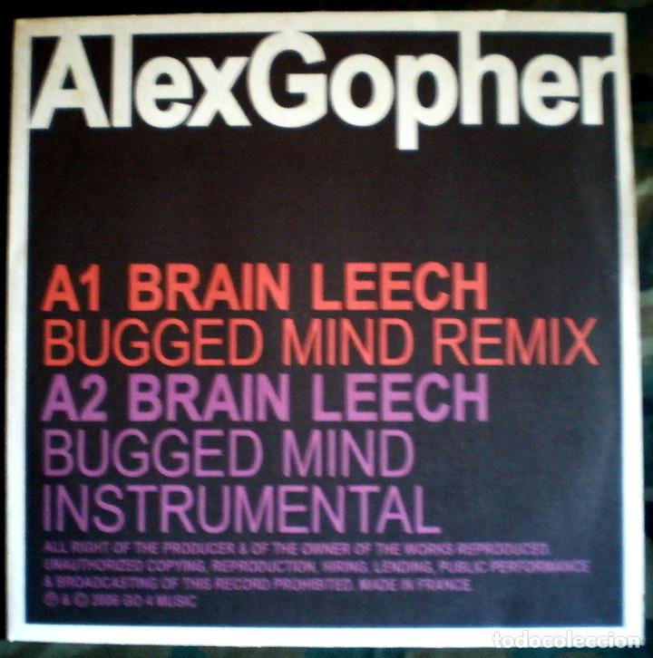 Discos de vinilo: Alex Gopher &lrm;&ndash; Brain Leech 2007 4 temas - Foto 1
