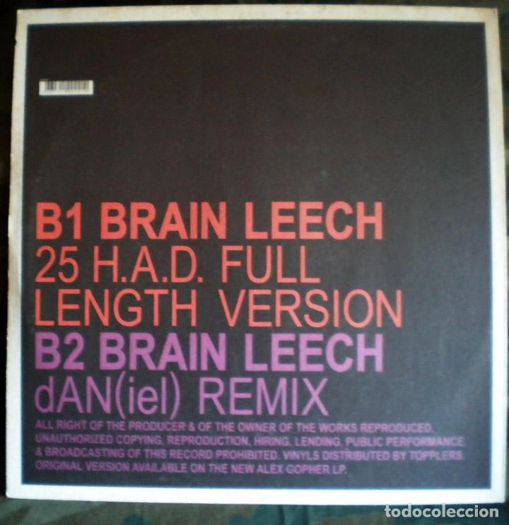 Discos de vinilo: Alex Gopher &lrm;&ndash; Brain Leech 2007 4 temas - Foto 2