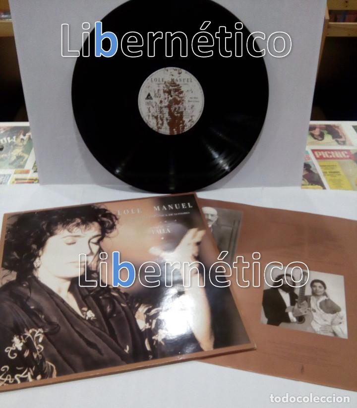 Discos de vinilo: Lole Y Manuel con Orquesta Sinf&oacute;nica de Londres &ndash; Cantan a Manuel de Falla - Foto 2