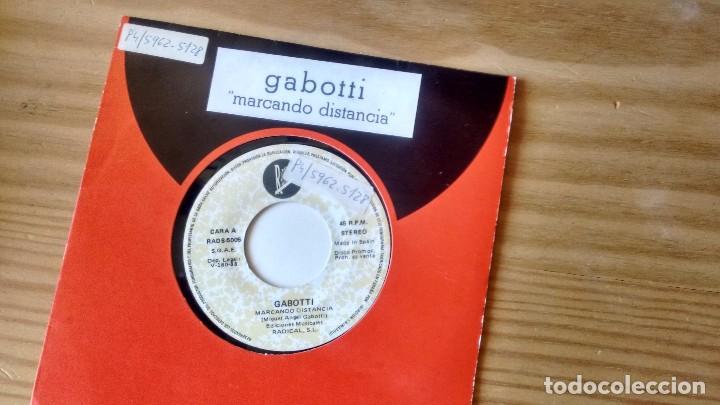Disques de vinyle: SINGLE (VINILO)-PROMOCION- DE GABOTTI A&Ntilde;OS 80